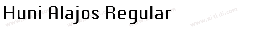 Huni_Alajos Regular字体转换